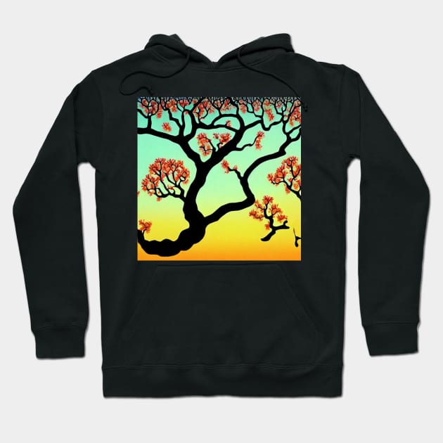 Lonely Tree Hoodie by AnnetteNortonDesign
